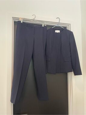 Hugo Boss Navy Pinstripe Blazer and Matching Trousers